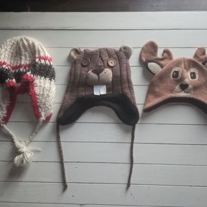 Bundle of 3 winter hats